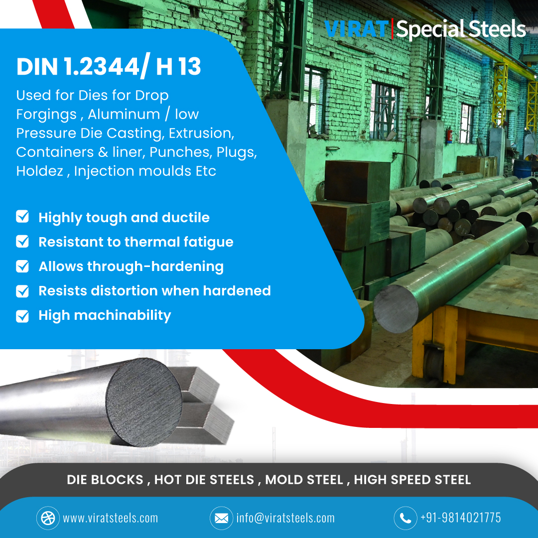 H Din Aisi H Tool Steel Supplier Stockiest In India For