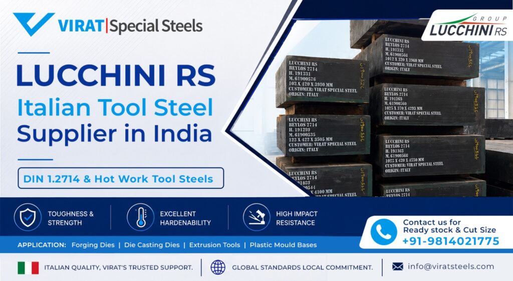 Luchini Italy Tool Steel Supplier in India | DIN 1.2714 & Hot Work Tool Steels